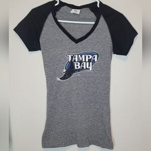MLB Genuine Merchandise by Campus Lifestyle Tampa Bay Rays VNeck